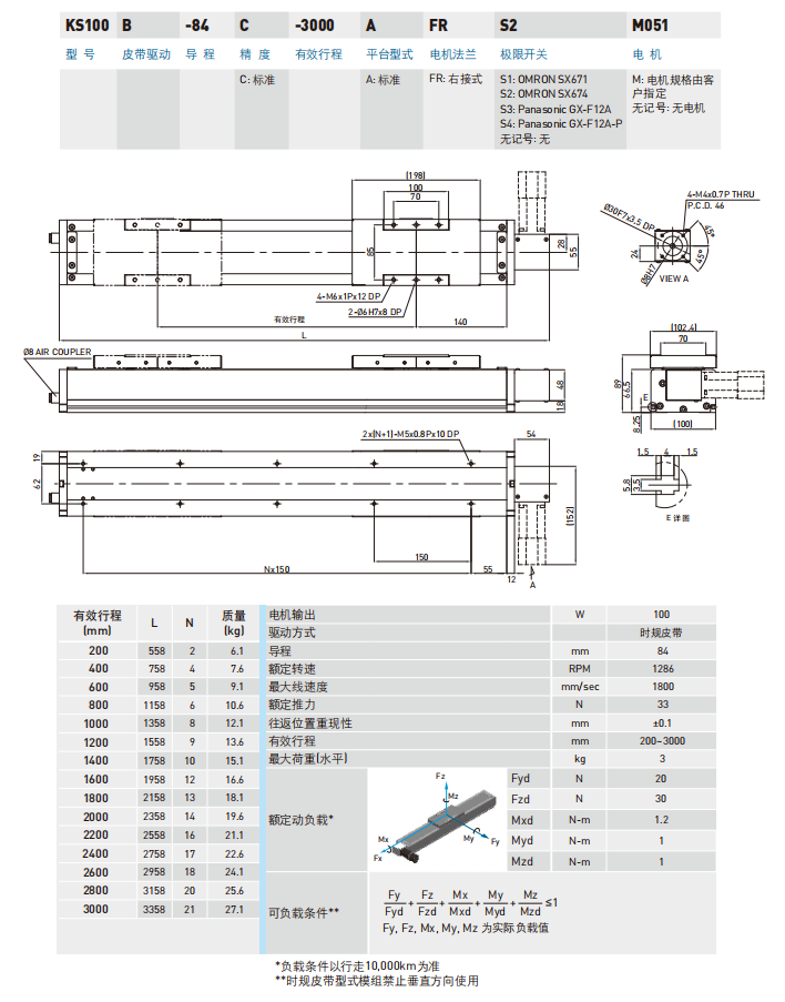 KS100B-FR型号规格